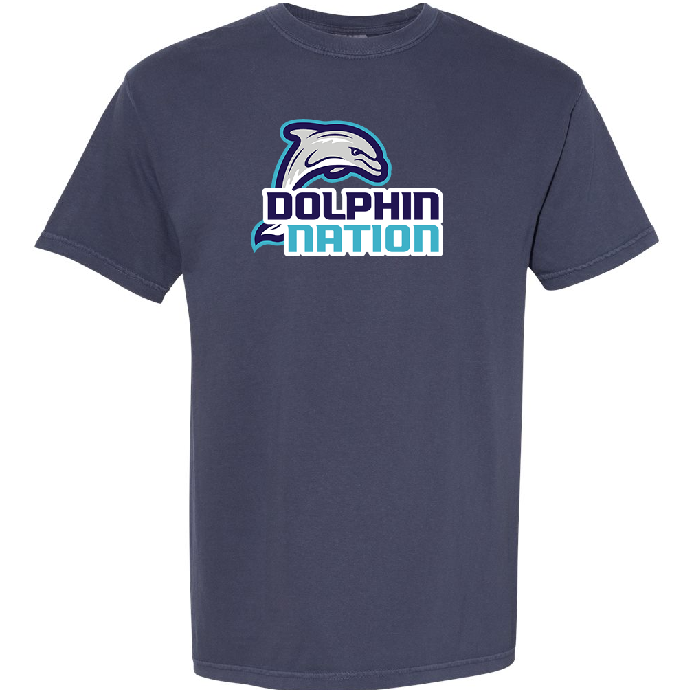 Gulf Shores Dolphin Nation Navy Tee