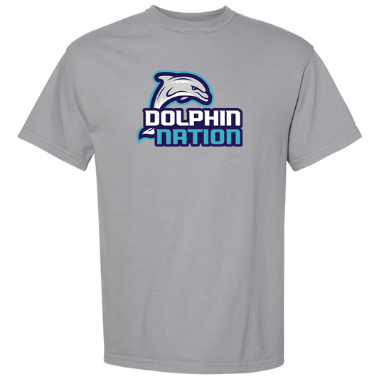 Gulf Shores Dolphin Nation Grey Tee