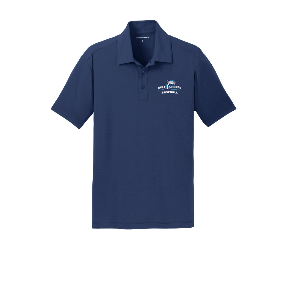 Gulf Shores Baseball Navy Mens Polo Shirt