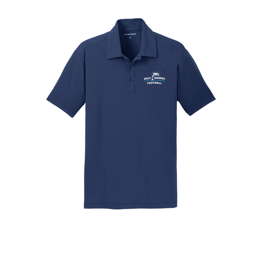 Gulf Shores Football Navy Mens Polo Shirt