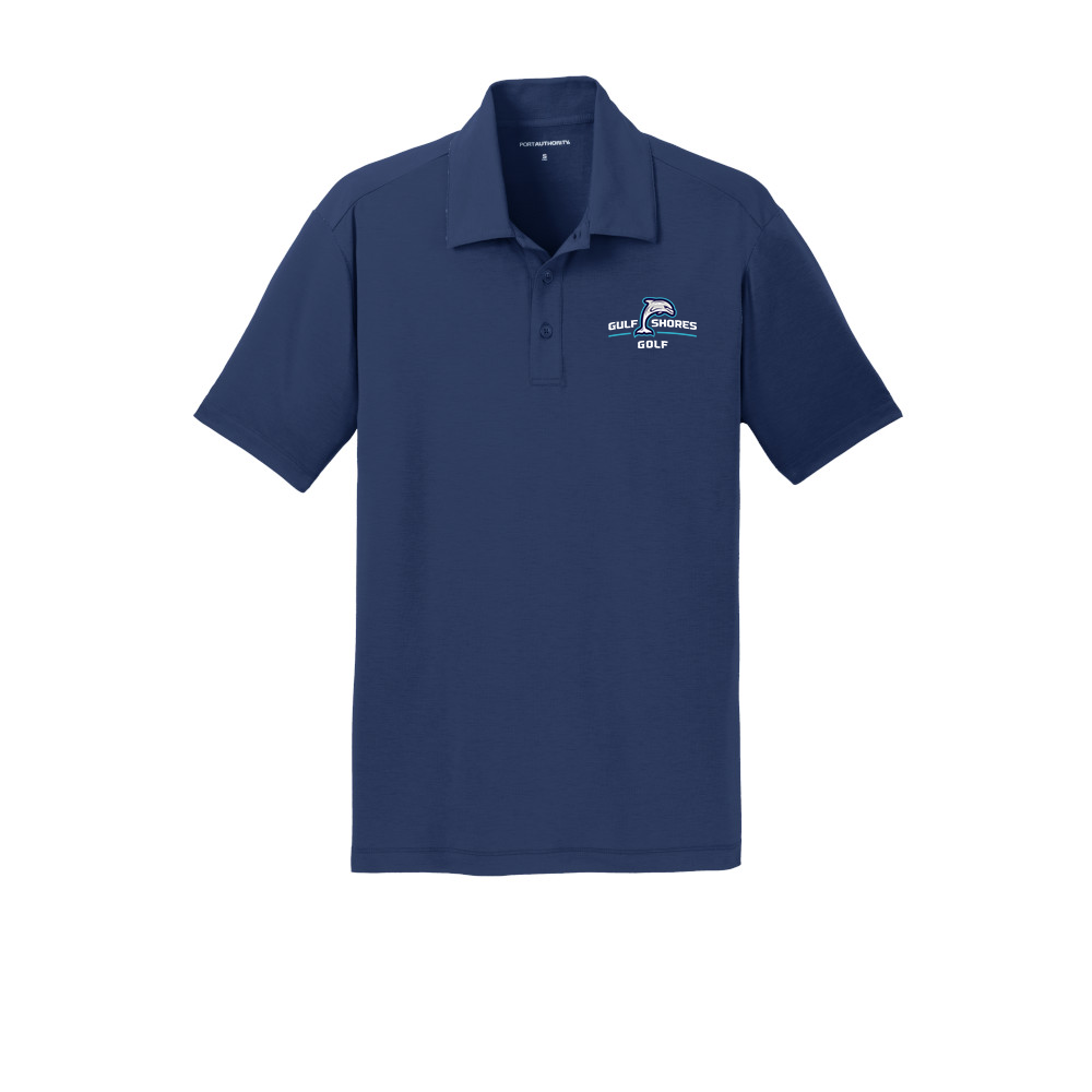 Gulf Shores Golf Navy Mens Polo Shirt