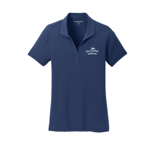 Gulf Shores  Swimming Navy Womens Polo